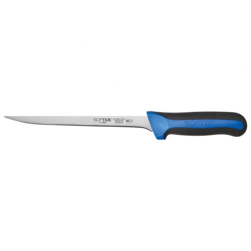 Winco KSTK-82 Sof-Tek™ Fillet Knife, 8 inch Blade, Flexible, Soft Grip Handle, NSF Listed