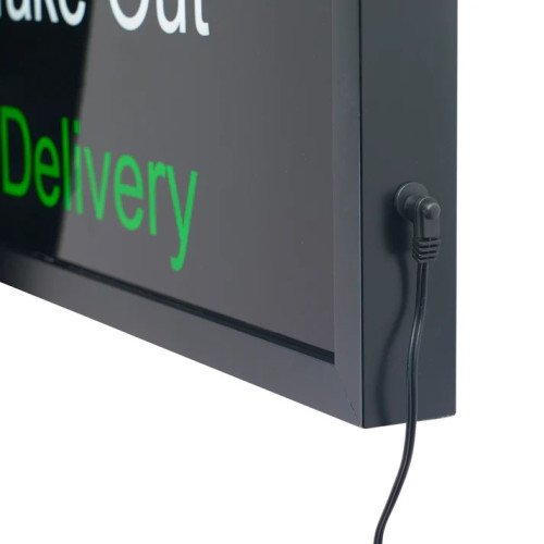 Winco LED-20 All-in-One OPEN LED Signs, 9(w) x 2(d) x 24(h) inch, 120v/60/1, UL Listed