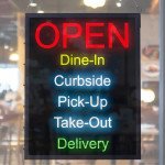 Winco LED-20 All-in-One OPEN LED Signs, 9(w) x 2(d) x 24(h) inch, 120v/60/1, UL Listed
