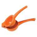 Winco LS-9O Handheld Citrus Squeezer, Aluminum, Orange, 10.25(w) x 3.63(d) x 3.75(h) inch