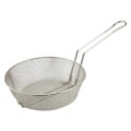 Winco MSB-08F Fine Mesh Culinary Basket, Nickel Plated Steel, 17.25(w) x 7.88(d) x 4.13(h) inch
