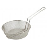 Winco MSB-08F Fine Mesh Culinary Basket, Nickel Plated Steel, 17.25(w) x 7.88(d) x 4.13(h) inch