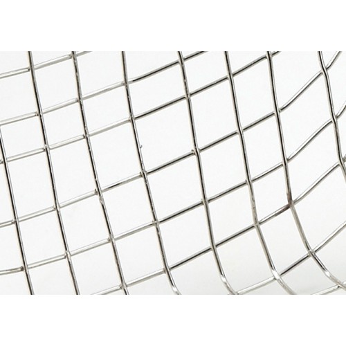 Winco MSB-10 Coarse Mesh Culinary Basket, Nickel Plated Steel, 18.88(w) x 9.88(d) x 4.5(h) inch