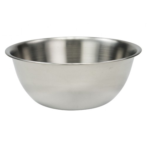 Winco MXBH-300 Heavy-Duty Mixing Bowl, 3qt, Round, Stainless Steel, 9(d) x 3-1/2(h) inch