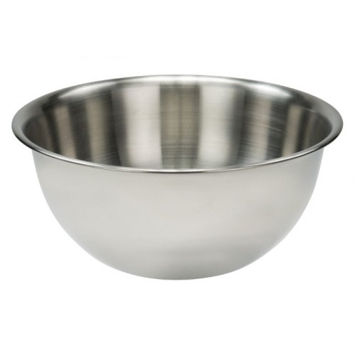 Winco MXBH-500 Heavy-Duty Mixing Bowl, 5qt, Round, Stainless Steel, 10-1/4(d) x 4-1/2(h) inch
