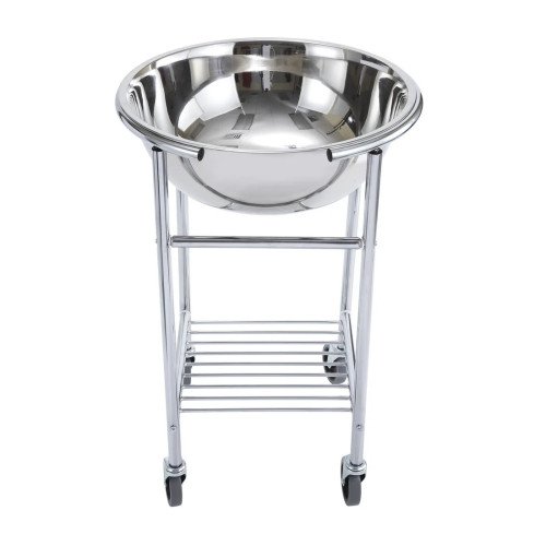 Winco MXBS-30 Stand with Casters, Fits 30qt Mixing Bowl, 22(d) x 32(h) inch