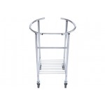 Winco MXBS-30 Stand with Casters, Fits 30qt Mixing Bowl, 22(d) x 32(h) inch