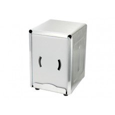 Winco NH-5 Paper Napkin Dispenser, Stainless Steel, 4.25(w) x 3.5(d) x 5.25(h) inch