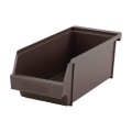 Winco OGZ-1B Cutlery Organizer Bin, Brown Plastic