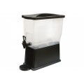 Winco PBD-3 Rectangular Slim Beverage Plastic Dispenser, (3)Gallon(s), 16.38(w) x 8(d) x 12.5(h) inch, NSF Listed