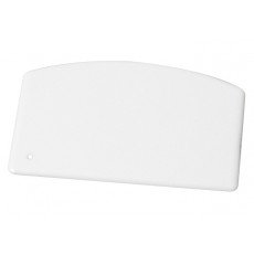 Winco PDS-5 Dough Scraper, Small, White Plastic, NSF Listed, 12 each