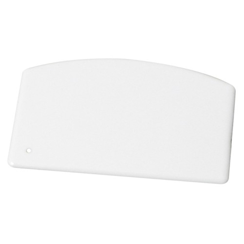 Winco PDS-5 Dough Scraper, Small, White Plastic, NSF Listed, 12 each