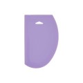 Winco PDS-7P Dough Scraper, Allergen-Free, Purple Plastic, 7-1/2(w) x 4-3/4(d) inch, NSF Listed, 6 each