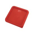 Winco PECC-68 Cover, Fits 6qt/8qt Square Storage Container, Red