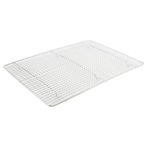 Winco PGW-1216 Chrome-Plated Wire Pan Grate, Fits on Half Size Sheet Pan, 12(w) x 16-1/2(d) x 3/4(h) inch, 2 each