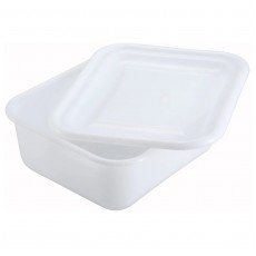 Winco PL-MB Mini Bin, White Polypropylene,14-3/4(w) x 12-1/2(d) x 5-3/8(h) inch