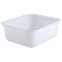 Winco PL-MB Mini Bin, White Polypropylene,14-3/4(w) x 12-1/2(d) x 5-3/8(h) inch
