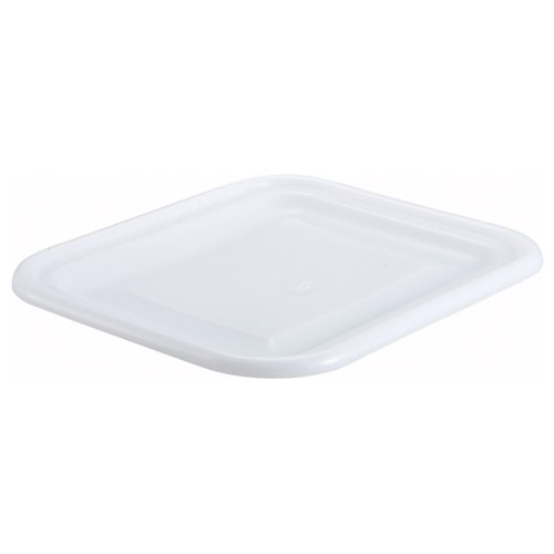 Winco PL-MBC Lid Fits on Mini Bin, White Polypropylene, 14.75(w) x 12.75(d) x 1.06(h) inch
