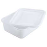 Winco PL-MBC Lid Fits on Mini Bin, White Polypropylene, 14.75(w) x 12.75(d) x 1.06(h) inch