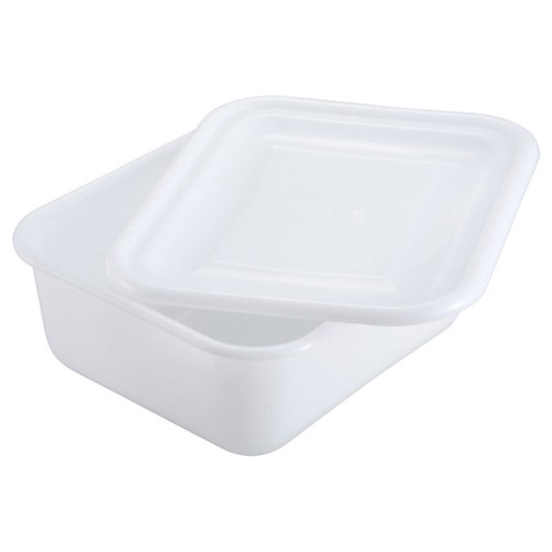 Winco PL-MBC Lid Fits on Mini Bin, White Polypropylene, 14.75(w) x 12.75(d) x 1.06(h) inch
