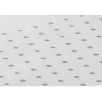 Winco PLP-5W Bus Box, Heavyweight, White Polypropylene, Perforated, 21-1/4(w) x 15-3/8(d) x 4-7/8(h) inch, NSF  Listed