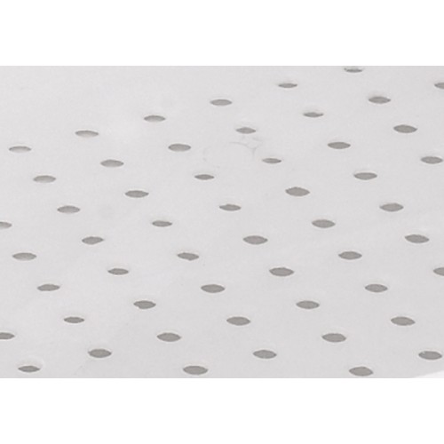 Winco PLP-5W Bus Box, Heavyweight, White Polypropylene, Perforated, 21-1/4(w) x 15-3/8(d) x 4-7/8(h) inch, NSF  Listed