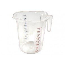 Winco PMCP-400 4qt Polycarbonate Measuring Cup with Color Graduations, NSF Listed