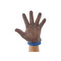 Winco PMG-1L Protective Mesh Glove, Large, Stainless Steel