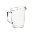 Winco PMU-100 Measuring Cup, 1qt, Clear Polycarbonate, NSF Listed