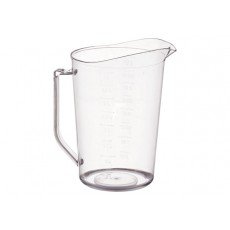 Winco PMU-400 Measuring Cup, 4qt, Clear Polycarbonate, NSF Listed