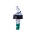 Winco PPA-075 Measured Pourer, 3/4oz, Green Tail, 12 each