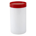 Winco PPB-2R (2)qt(s) Liquor/Juice Pour Bottle, Red Spout & Lid, 1 each