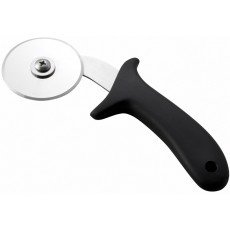 Winco PPC-2 Pizza Cutter, 2-1/2 inch Blade, Black PP Handle, 2 each