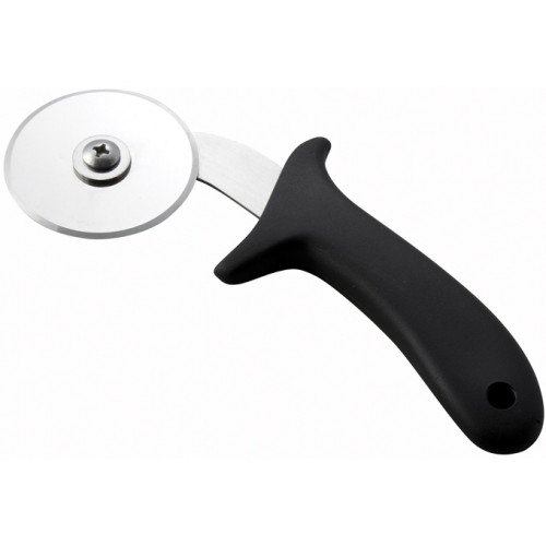 Winco PPC-2 Pizza Cutter, 2-1/2 inch Blade, Black PP Handle, 2 each