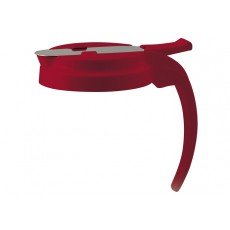 Winco PSUD-Rlid Lids, Red, Fit 32oz and 48oz Syrup Dispensers