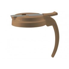 Winco PSUD-Tlid Lids, Tan, Fit 32oz and 48oz Syrup Dispensers