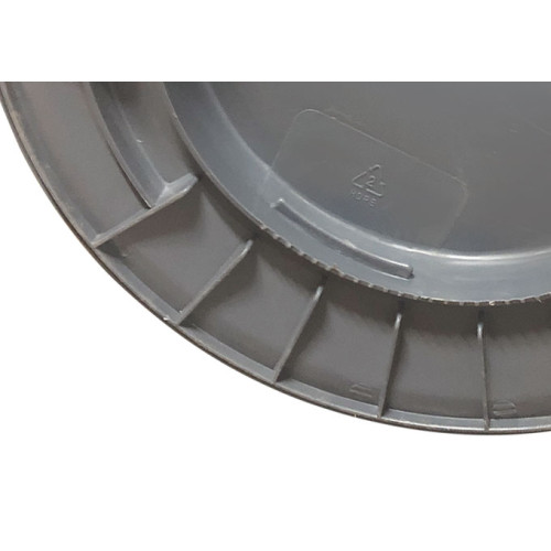 Winco PTC-32G Commercial Trash Can, (32)Gallon(s), Large, Heavy-Duty, Round, Gray, HDPE