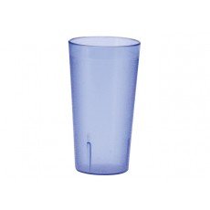 Winco PTP-16B 16oz Blue Pebbled Tumbler, 12 each