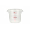 Cambro RFS1PP190 1qt Round Translucent Polypropylene Food Container, NSF Listed