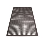 Winco RBM-35K-R Floor Mats, Rubber , Beveled Edge, Black Color, Rolled