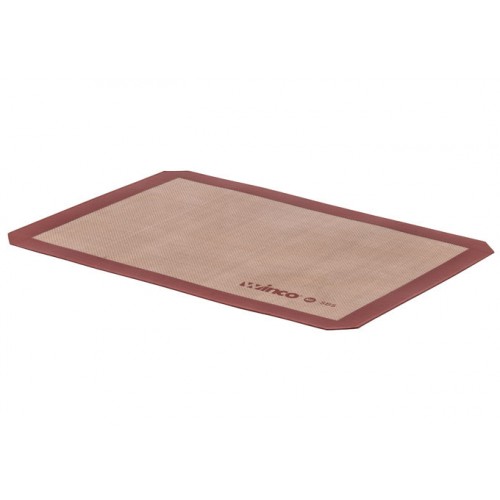 Winco SBS-16 Silicone Baking Mat, Fits 1/2 Aluminum Sheet Pan, 11-5/8(w) x 16-1/2(d) inch, NSF Listed