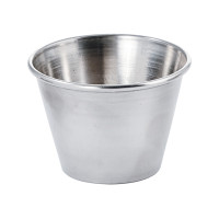 Winco SCP-25 Sauce Cup, 2-1/2oz, Stainless Steel, 12 each