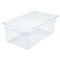 Winco SP7108 Full Size Clear Polycarbonate Food Pan, 20-3/4(w) x 12-3/4(d) x 8(h) inch, NSF Listed