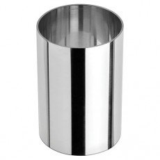 Winco SPM-23R Stainless Steel Round Pastry Mold, 2(w) x 2(d) x 3(h) inch