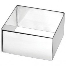 Winco SPM-275S  Stainless Steel Square Pastry Mold, 2-3/4(w) x 2-3/4(d) x 2-3/4(h) inch, 1 each
