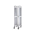 Winco SRK-36 End-Load Steam Table Pan/Food Pan Rack, (36)Tier(s), Stainless Steel, Brakes, 1000lb Capacity
