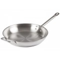 Winco SSFP-14 Stainless Steel Fry Pan, 14-1/4(d) x 2(h) inch, NSF Listed