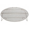 Winco STR-15 Nickel Plated Round Steam Rack, 14.75(d) x 2.75(h) inch