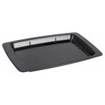 Winco SWU-11B Underliner, Bakelite, Black, Fits Rectangular Platter, 12.88(w) x 7.88(d) x 1(h) inch