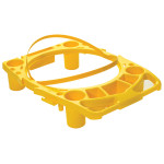Winco TCD-44Y Container Caddy, Plastic, Fits (44)Gallon(s) Trash Can